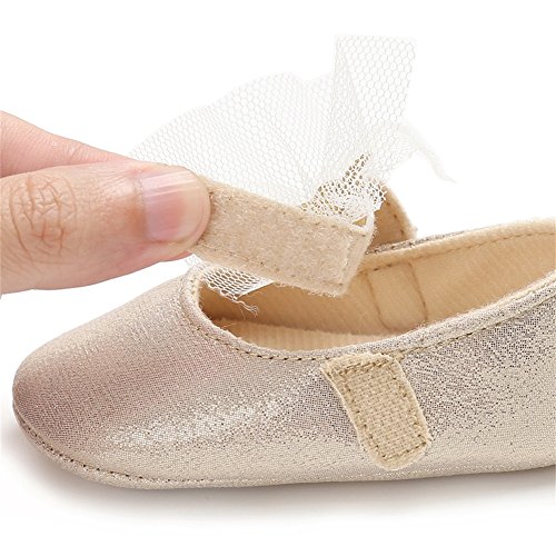 Fire Frog Baby Girls Mary Jane Shoes Stars Bow Wedding Princess Dress Costume Infant Toddlers Prewalker