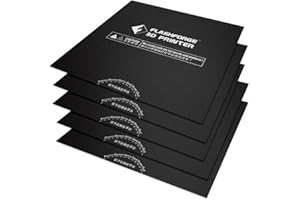 Flashforge 3D Printing Build Surface, 3D Printer Heat Bed Platform Sticker fit Adventurer 3, AD3C, Adventurer 3 Lite (5pcs)