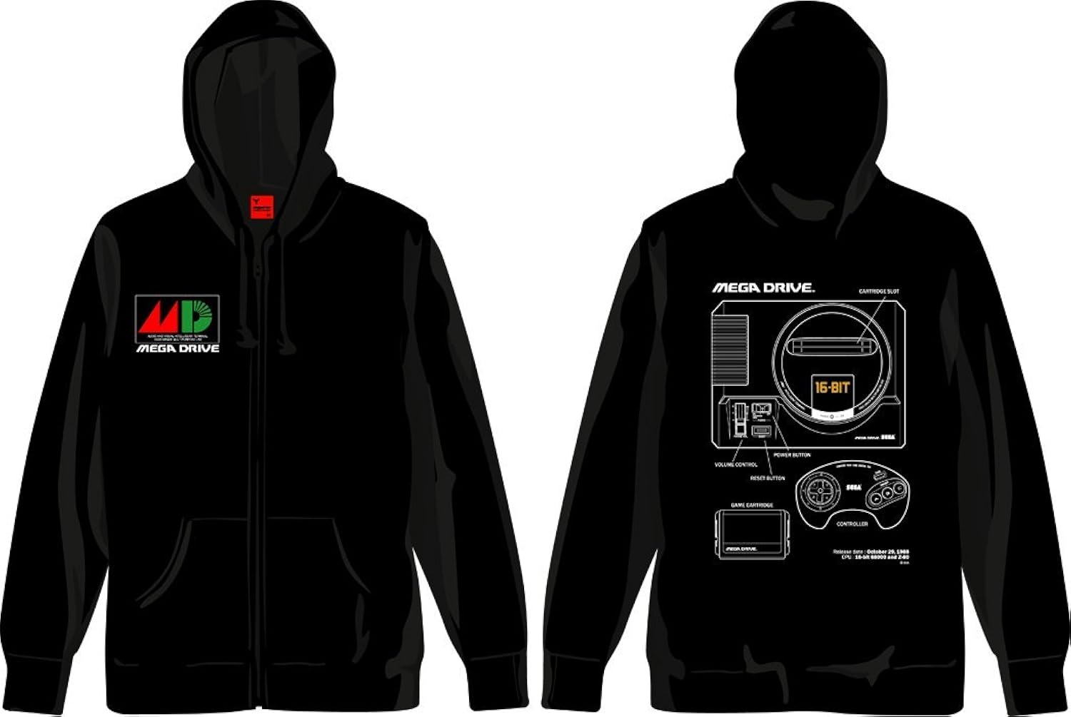 MARS16 メガドライブパーカー (M)