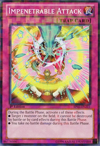 Yu-Gi-Oh! - Impenetrable Attack (BP02-EN211) - Battle Pack 2: War of the Giants - 1st Edition - Mosaic Rare