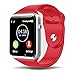 Padgene New GSM Bluetooth Smart Watch with Camera for Samsung S5 / Note 2 / 3 / 4, Nexus 6, Htc, Sony and Other Android Smartphones (V3-Rd)