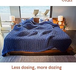 YnM Velvet Weighted Blanket, Handmade Chunky