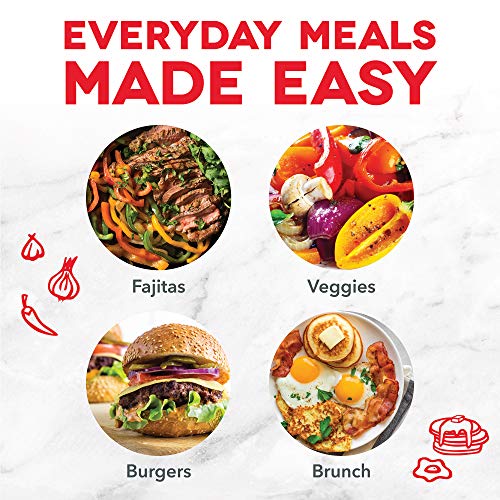Dash Everyday Nonstick Deluxe Electric Griddle with Removable Cooking