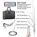Super Antenna MP1DXR HF Portable SuperWhip All Band MP1 Antenna with Clamp Mount and Go Bag ham Radio Amateur