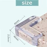 Vobulafy Safety Corner Protectors 8Pcs Clear Baby Proofing Table Corner Guards view 5