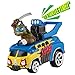 Teenage Mutant Ninja Turtles T-Machines Extreme Party Wagon with Leonardo Vehicle with Sound