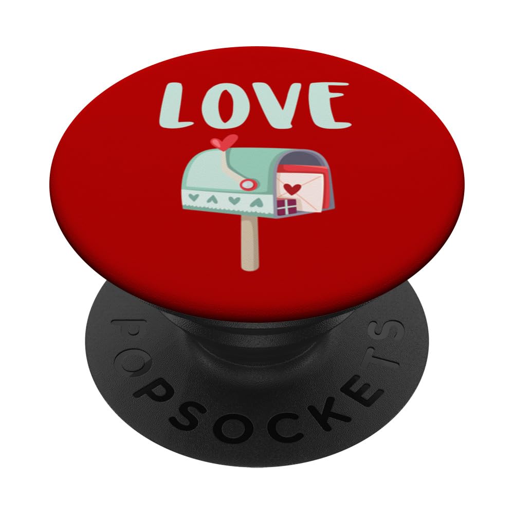 XOXO Love Letter Valentine's Day Valentine Pop Sockets Red PopSockets Swappable PopGrip