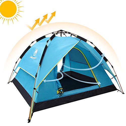 Camel Fourth-Generation Automatic Hydraulic Tent for 2-6 Person Outdoor Rainproof Camping