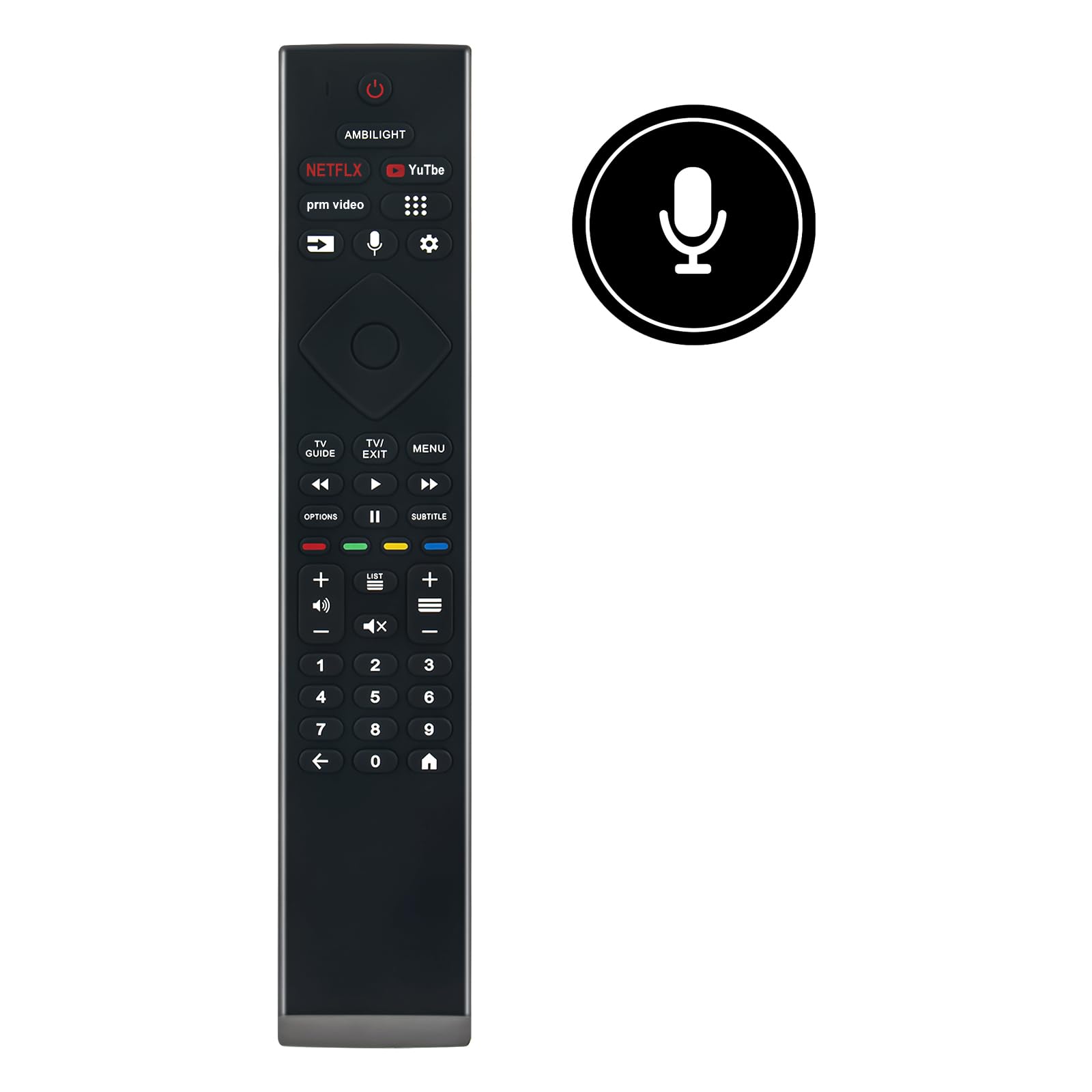 VINABTY New 398GM10BEPHY0001CR Remote Replaced for Philips TV﻿ 50PUS8897/12, PUS8818,65OLED908, OLED808,77OLED809,996592302758,RF543A1A0002 Philips 55OLED908 65OLED908 70OLED908 77OLED819 65OLED819