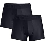 Under Armour Men's Tech 3in 2 Pack Men's Boxer Briefs Offering Complete Comfort, Fast-Drying Men's Underwear