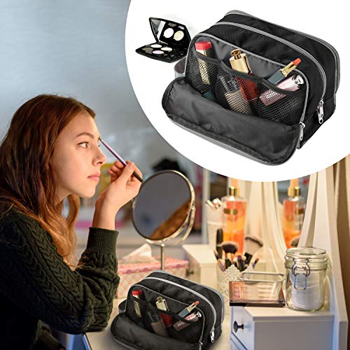 Travel Toiletry Bag Nylon, Gonex Dopp Kit Shaving Bag Toiletry Organizer Black 6 Travel Toiletry Bag Nylon, Gonex Dopp Kit Shaving Bag Toiletry Organizer Black