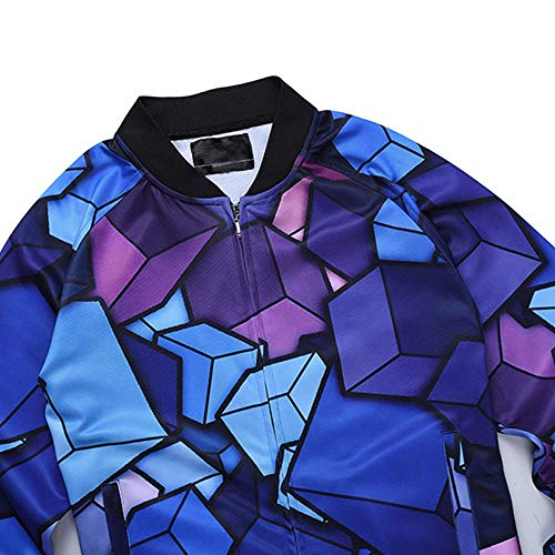 Clearance!Dressin_Men's ClothesMens Autumn Winter Printed Top Long Sleeve Casual Coat L
