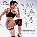 Smalets Compression Knee Support Sleeves (1 Pair) -Powerful Joint Protection for Cross Training, Weightlifting, Running & More Black M