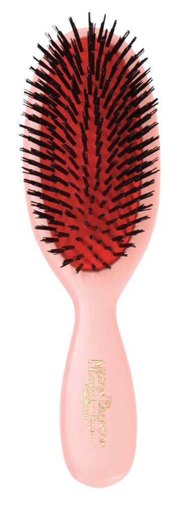 Mason Pearson B4 Pure Bristle Pocket Hair Brush - Pink