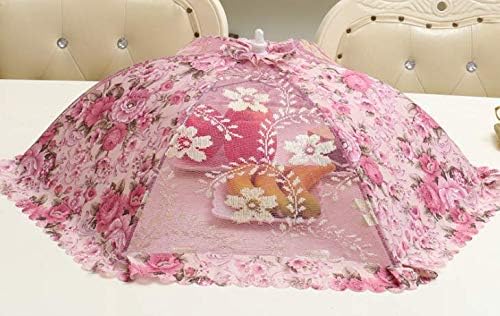 Lavillede Pop-Up Mesh Screen Umbrella Food Cover Net Tents Reusable and Folding for Picnic/BBQ - Keep Out Flies, Bugs, Mosquitos (Color10)