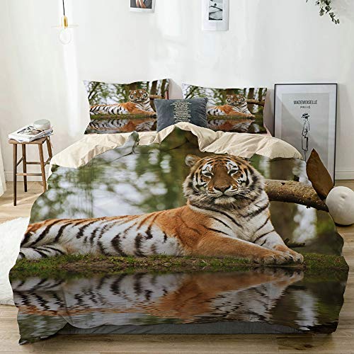12 Amazing Realistic Tiger Bedding Sets