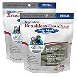 Ark Naturals Breath-Less Brushless Toothpaste, Vet Recommended Natural Dental Chews for Dogs, Plaque, Tartar and Bacteria Control