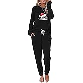 Juioste Christmas Pajamas Two Piece Outfits Tracksuits Loungewear Matching Set Pjs Jogger Sets