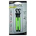 Nite Ize Gear Tie Zipper Pull, The Original Gear Tie Plus S-Biner Clip, Perfect Zipper Pull, 3-Inch, Lime Green, 2 Pack