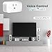 YTE SWA5 Smart Plug, Wifi Outlet Works with Alexa Mini Socket with Timer Function, No Hub Required, 16A(2 pack)