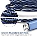 Micro USB Cables, Cablex 3 Pack 6FT Braided High Speed USB 2.0 A Male to Micro B Charging Cord Universal for Android Smartphones, Tablets, MP3 and More Navy Blue