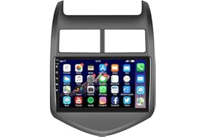 4+64GB for Chevrolet Chevy Aveo Sonic Radio 2011 2012 2013 Android 13 Car Stereo with Android Auto 9" Touch Screen Car Mirror