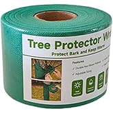 ZSlactp 120Ft Green Tree Wrap for Damaged Bark, Tree Trunk Protector Wrap | Breathable Tree Wrap to Protect Bark from Sunscald, Frostbite and Animals &amp; Mower Damage, Fits Any Tree Shape