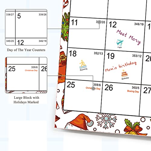 2022-2023 Desk Calendar, Monthly Desktop Calendar, Standing Flip Calendar With Thick Paper, Academic Year Standing Desk Calendar (Jan. 2022 - Jun. 2023, 10" X 8.25" ) With Planner Stickers | Pricepulse