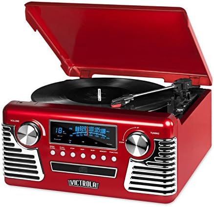 Innovative Technology Bluetooth Stereo Turntable with CD