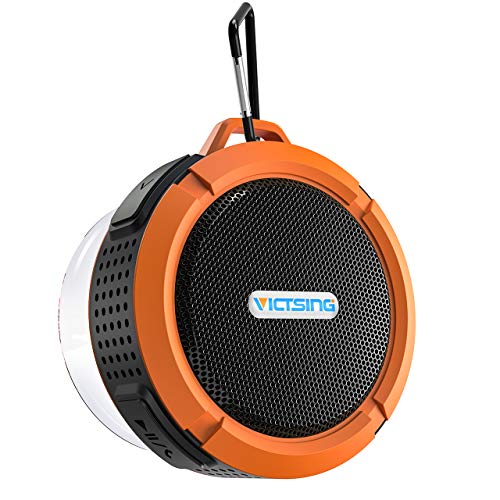 VicTsing SoundHot C6 Portable Bluetooth Speaker, Waterproof Bluetooth Speaker with 6H Playtime, Loud HD Sound, Shower Speaker with Suction Cup & Sturdy Hook, Compatible with iOS, Android, PC, Pad