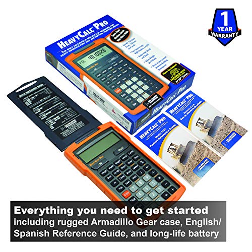 Calculated Industries 4325 HeavyCalc Pro FeetInch, Tenths, Yards and
