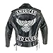 VEGASBEE® American Patch Embroidered Iron-on Patch for Biker Jacket Rider Vest TOP Rocker 12