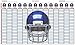 Fantasy Football Draft Kit 2017 5ft x 3ft Color kit with Large 4