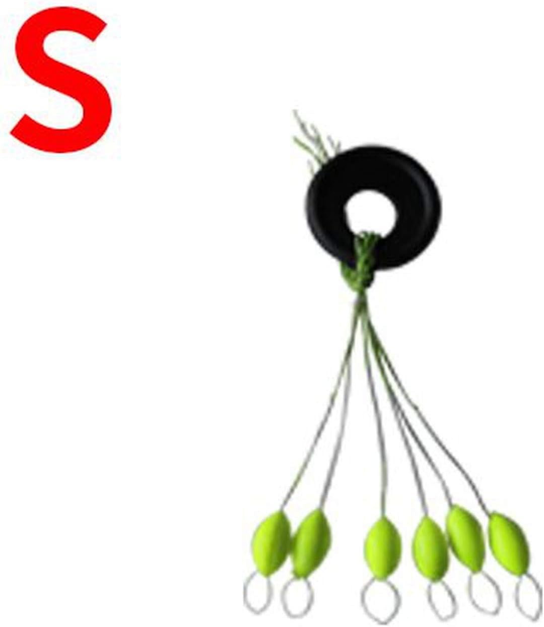 40 Packs (6 in 1) Olive Shape Seven-Star Float Fishing Floats Carp Fishing Tackle Accessories Large/Medium/Small Size FF36