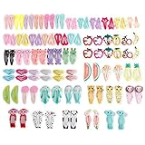 Sufermee 100 Pcs(50 Pairs) Girls Teens Kids Hair Clips Animal printed pattern Hairpins Non-slip Hair Barrettes Hair Accessories