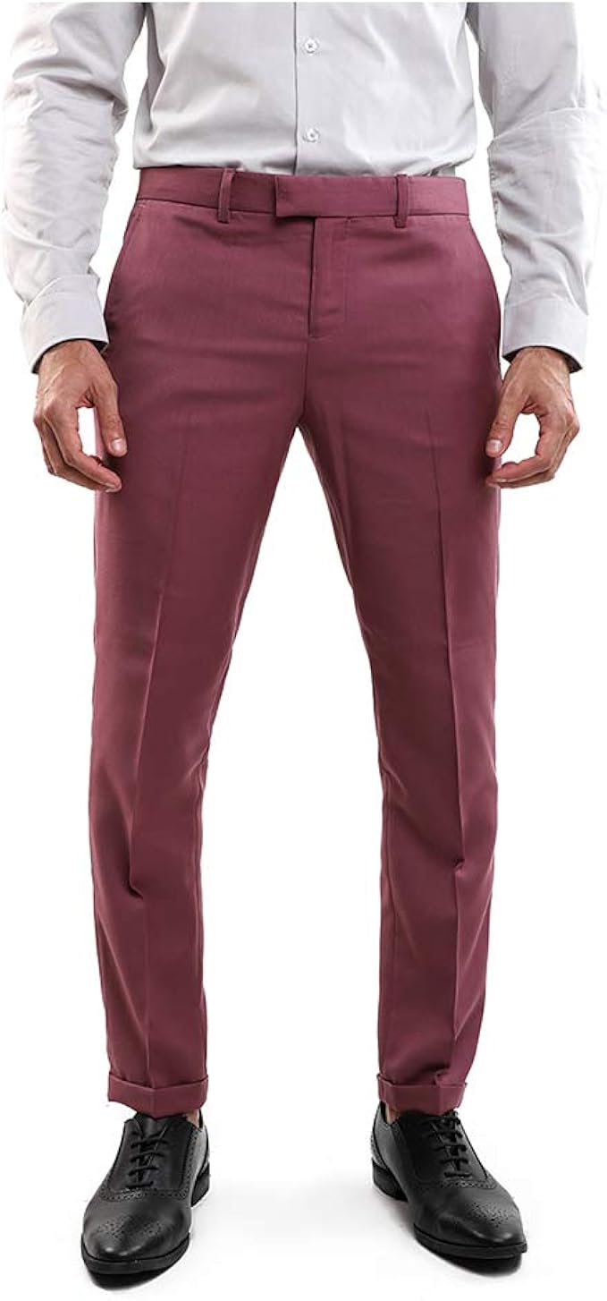 pink skinny trousers
