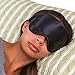 Super Silky Super-Soft Sleep Mask With Free Ear Plugs and Carry Case By 40 Winks. This Premium Quality Eye Mask is Ultra Lightweight & Comfortable - Has An Adjustable Strap to Fit All Head Sizes - Sleep Anywhere Anytime - Ideal for Men, Women and Children - Perfect for Travelers - Sleep Satisfaction Guaranteed