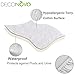 Deconovo Size Terry Surface Waterproof Protector Deep Pocket Mattress Pad Cover, Queen (60Wx80Lx18H), White