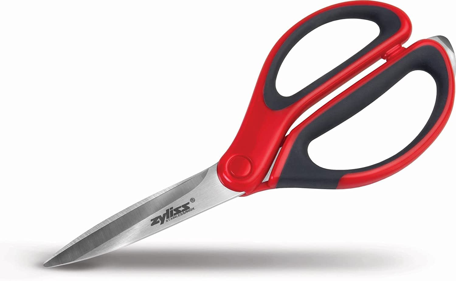 Zyliss 30200 Scissor, 18/10 Steel, Red
