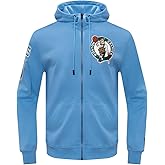 Pro Standard Mens NBA Boston Celtics Classic Chenille Full Zip Hoodie University Blue L