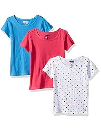 también limitado Paquete de 3 playera de manga corta para niñas (más estilos disponibles)