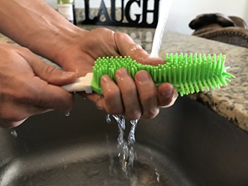 Dasksha Best Car & Auto Detailing Brush for Pet Hair Removal - Best Pet Hair Remover for Dog & Cat Hair - Great On Furniture (Bedding, Carpets, Blankets) - Use As A Lint Remover