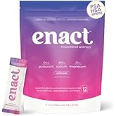 Enact Electrolyte Powder for POTS, Unflavored, High Sodium, 12 Count | Doctor-formulated; no artificial sweeteners; helps maintain hydration levels &amp; support daily wellness.