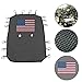 Drizzle Front Eclipse Sunshade Mesh Shade Bikini Top Cover with USA Flag Provides UV Sun Protection Replacement for Jeep Wrangler 4 Door JK or JKU 2007-2017 Soft Top(JK-Flag, 4-Door)