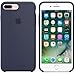 Apple Silicone Case for iPhone 7 Plus - Midnight Blue