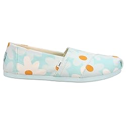 TOMS Womens Alpargata Floral Slip On Flats Casual