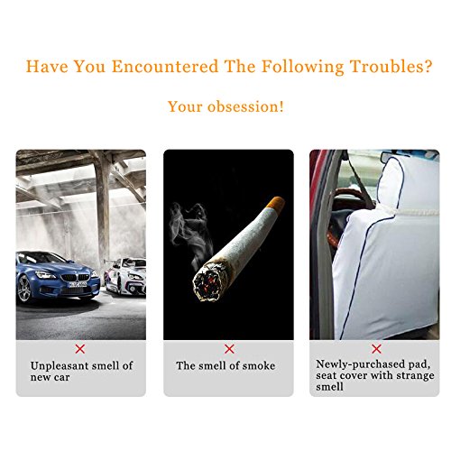 UltraFire Car Air Freshener, Car Perfume Vehicle Solid Air Purifier (16 Scents) for Vehicle Bedroom Office Travel & Improve Air Quality