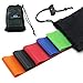 Garage Fit Resistance Loop Bands - Exercise Bands - Resistance Bands - 5 Exercise Band Set with Carry Bag Stretching, Yoga, Pilates