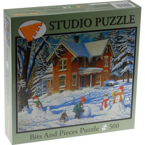 Bits & Pieces 500 Piece Studio Puzzle - Making New Friends - John Sloane