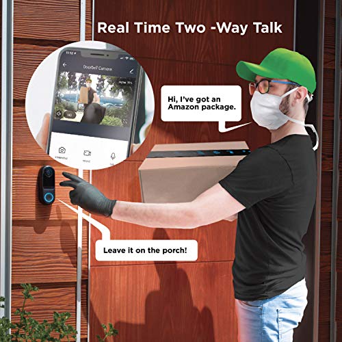 Home Zone Security Doorbell Camera Smart 2.4GHz 1080P AC 12V24V